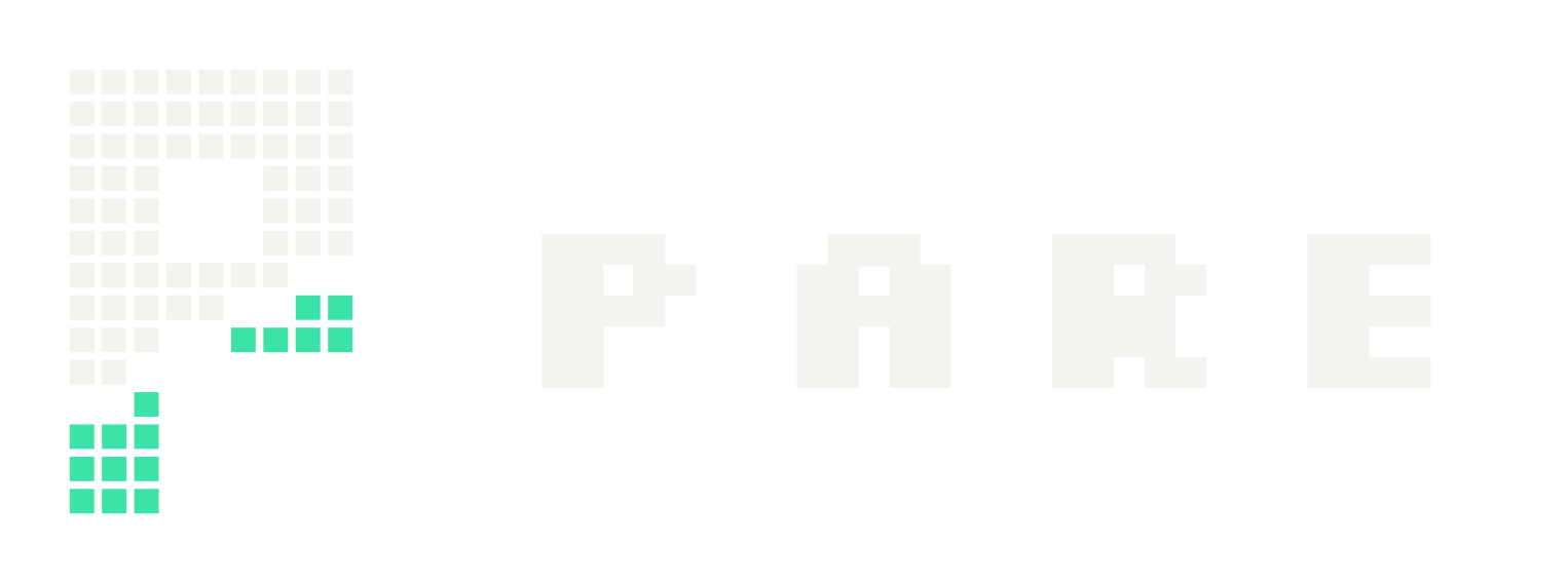 PARE lockup for dark backgrounds