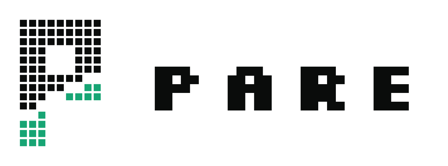PARE lockup for light backgrounds